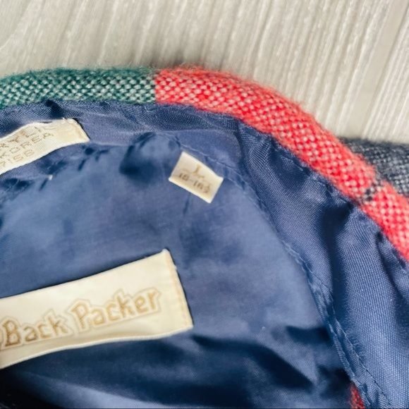 Backpacker oversized flannel button up long sleeve shirt size large - Picture 5 of 5